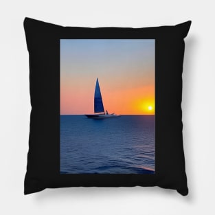 WATERY SUNSET Pillow