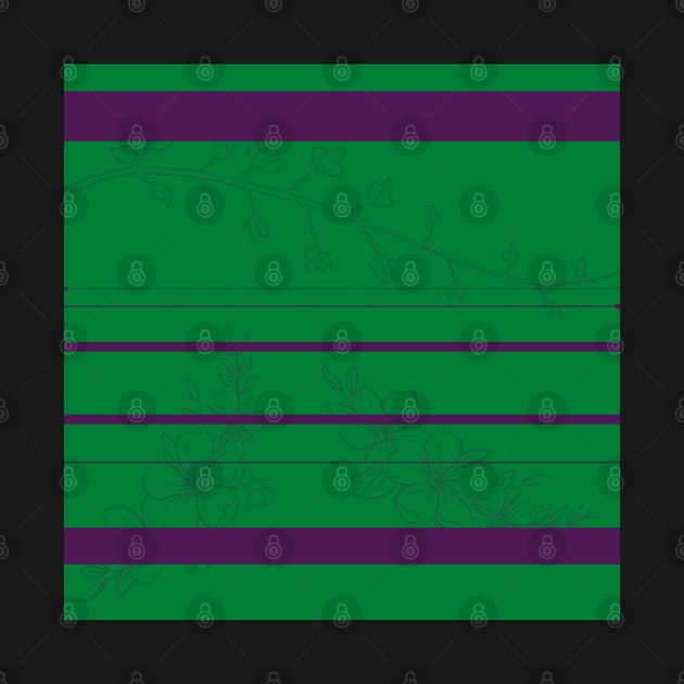 Purple and green stripes variation by Ric1926