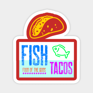 Fish Tacos Design Magnet