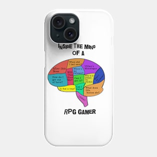 Inside the mind of an RPG games Colored Phone Case