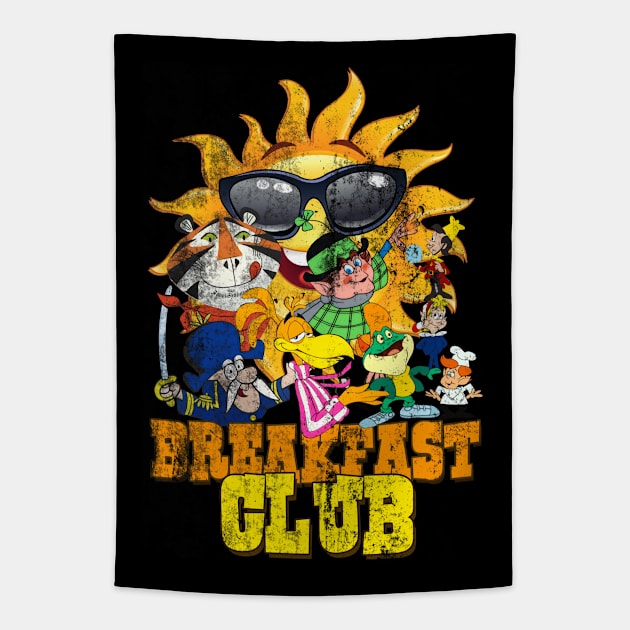 Breakfast Club - cereal mascots of yesteryear Tapestry by woodsman