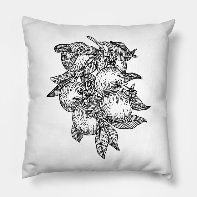 Fruits Pillow by Rosesmond