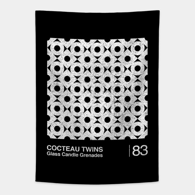 Cocteau Twins / Minimalist Graphic Artwork Design Tapestry by saudade