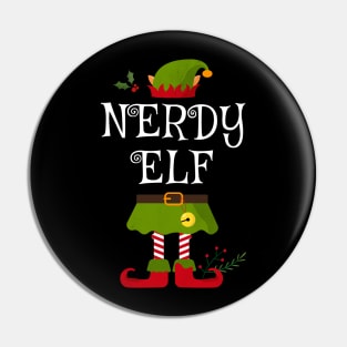 Nerdy Elf Shirt , Family Matching Group Christmas Shirt, Matching T Shirt for Family, Family Reunion Shirts Pin