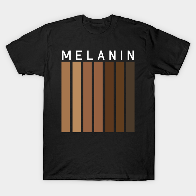 Melanin Shades Black Pride Black Lives Matter Say No To Discrimination Anti Racism Top Slogan Equal Rights Activist - Blm - T-Shirt