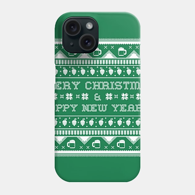 Beery Christmas & Hoppy New Years! Phone Case by SharkPants