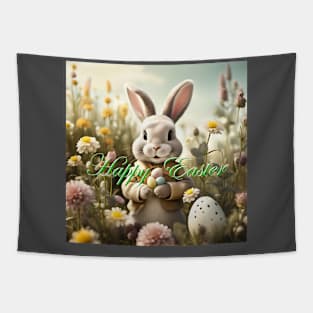 Happy Easter Bunny Easter Day Gift Tapestry