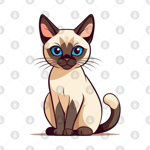 standing siamese cat by Orange-C