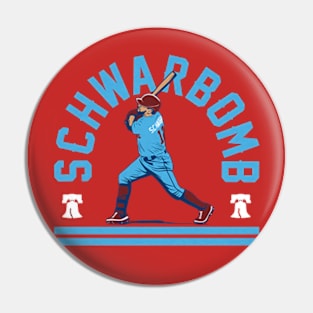 Kyle Schwarber Schwarbomb Philly Pin