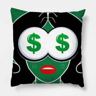 Dollar in your eyes Pillow