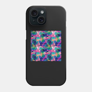 Magenta Night Forest Abstract Phone Case