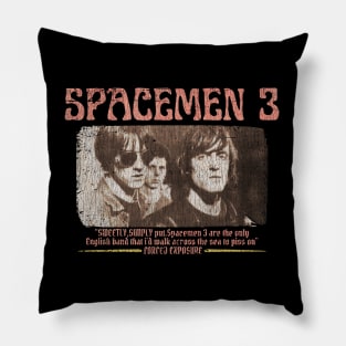 Spacemen 3 Vintage 1982 // English rock Original Fan Design Artwork Pillow