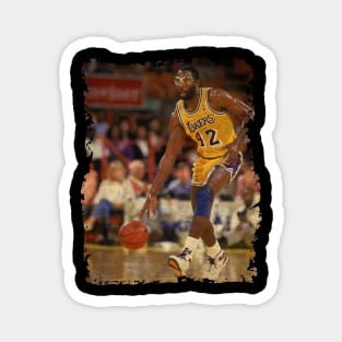 James Worthy #42, 1987 Magnet