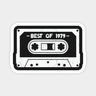 Best of 1979 Retro Cassette Tape 1979 Birthday Magnet