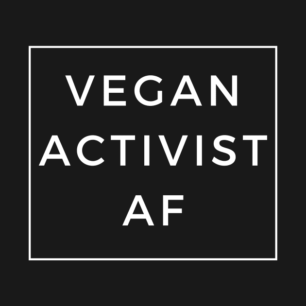 Vegan activist Af design by Veganstitute 