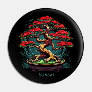 Zen Bonsai Enthusiast - Traditional Japanese Bonsai Tree Pin