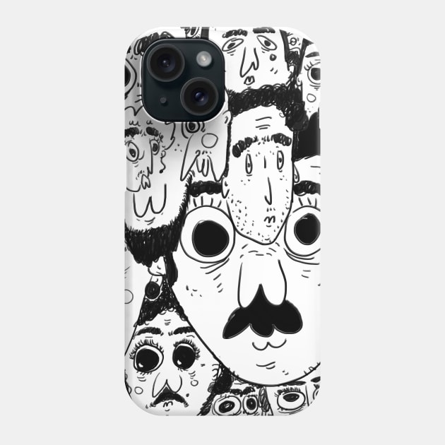 Random Faces Phone Case by GreiFernández