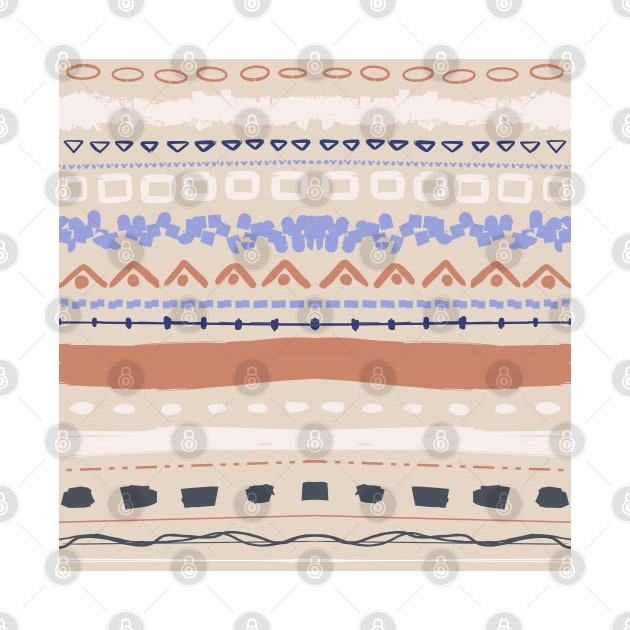 Illustration of an abstract background with a pattern in boho style. by Art KateDav