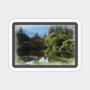 The Pond In Watercolor Magnet