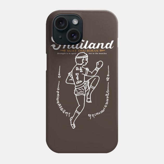 Muay Thai Boran Phone Case by KewaleeTee