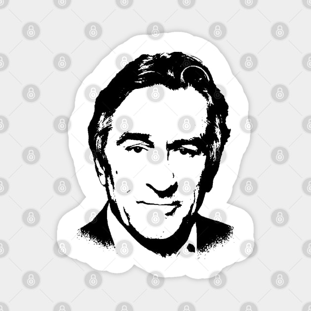 Robert De Niro Pop Art Portrait Magnet by phatvo