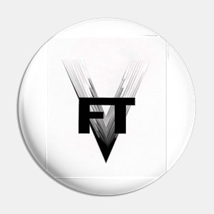 Filling The Void B&W Logo Pin