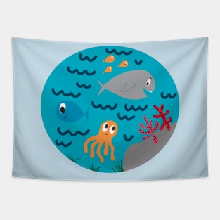 Down under the sea Tapestry