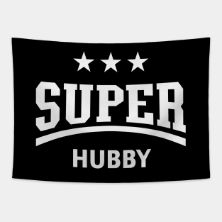 Super Hubby (Husband / White) Tapestry