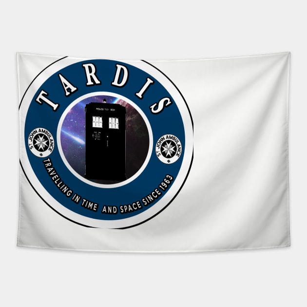 TARDIS TRAVELLING IN TIME SINCE 1963 Tapestry by Gallifrey1995