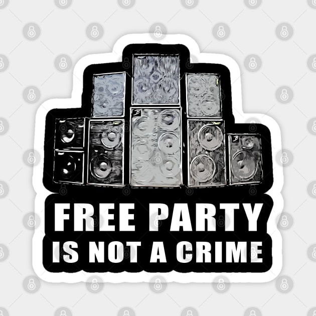 Free Tekno Is Not A Crime Magnet by T-Shirt Dealer