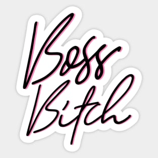 Boss Bitch Sticker for Sale by midwifesmarket