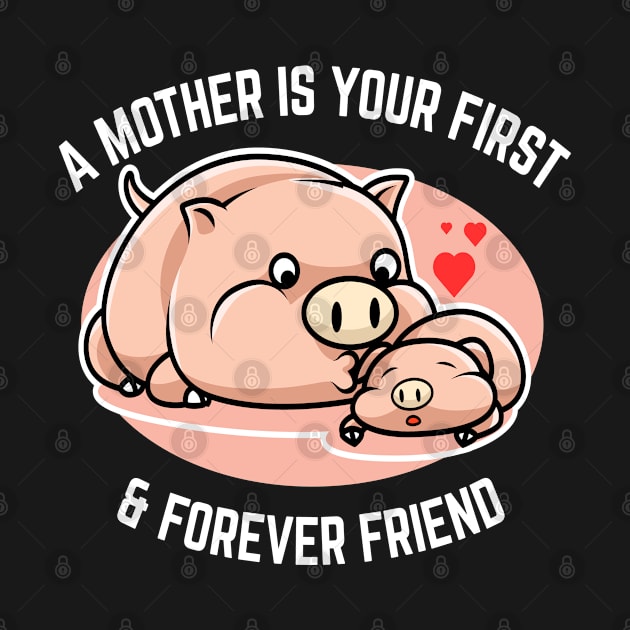 Mother and Children Animal Tshirt for Mother Lovers by AlleyField