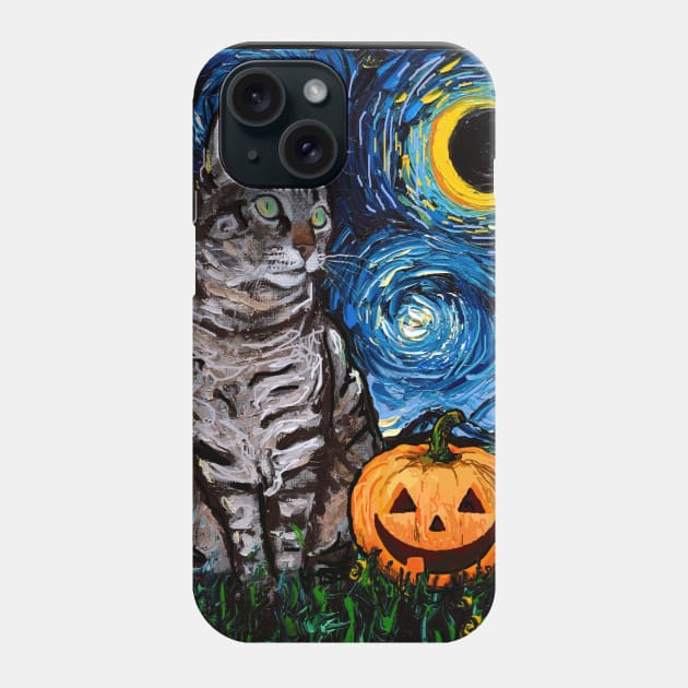 Tabby Halloween Cats Phone Case by sagittariusgallery