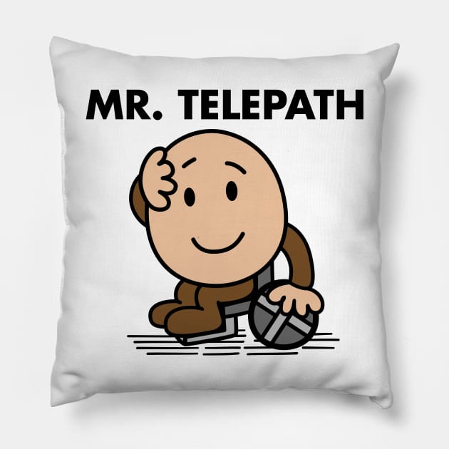 Mr. Telepath Pillow by irkedorc