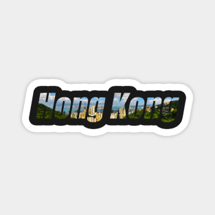 Victoria Peak, Hong Kong And Kowloon, Text Magnet