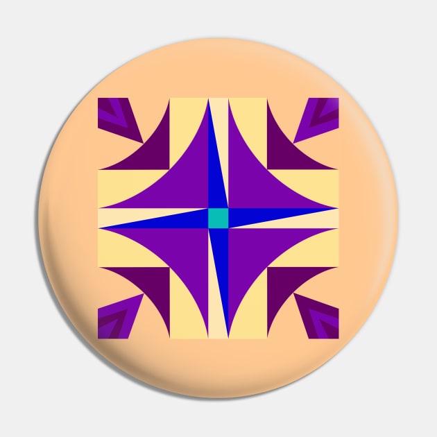 Purple Mayflower Pin by Scarlett_Rose_Artist