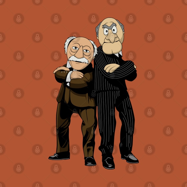 Statler and waldorf Muppets by VIQRYMOODUTO