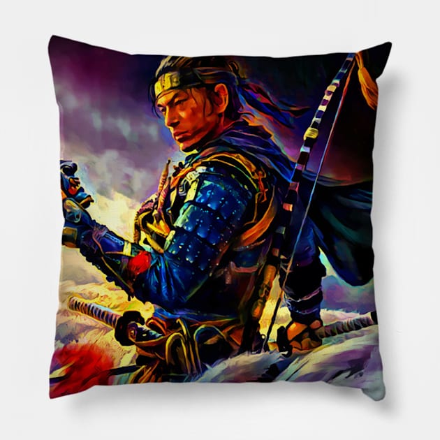 Ghost of Tsushima Pillow by Christian94