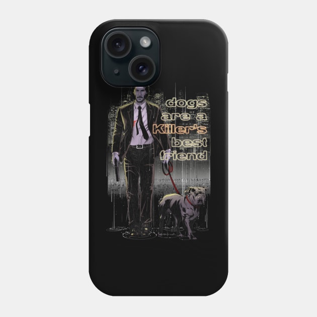 John Wick Killer Kinetics Phone Case by Infinity Painting