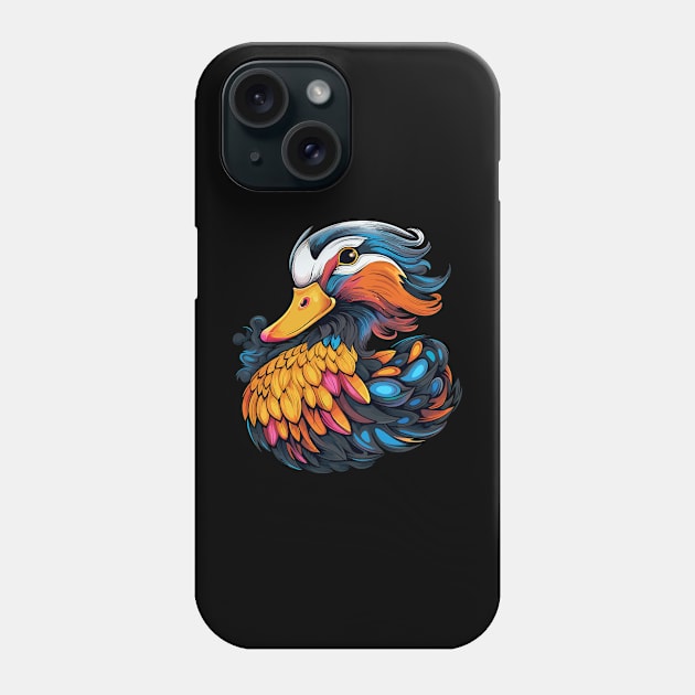 Mandarin Duck Smiling Phone Case by JH Mart