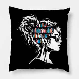 Bookworm Book Nerd Librarian Gifts Bookish Bibliophile Funny Librarian Pillow