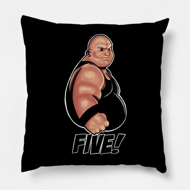 King Kong Bundy tribute Pillow by BenWo357