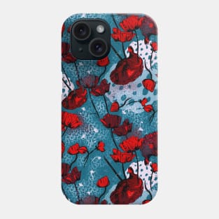 Red Poppies Phone Case