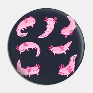 Cute axolotls pack Pin