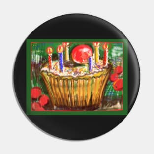 Cup cake for a Birthday Pin