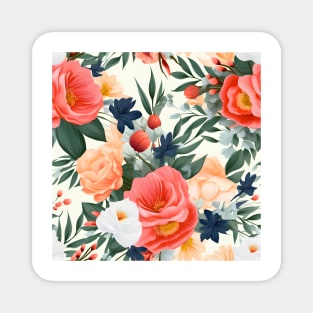 Wedding Flowers Pattern 11 Magnet