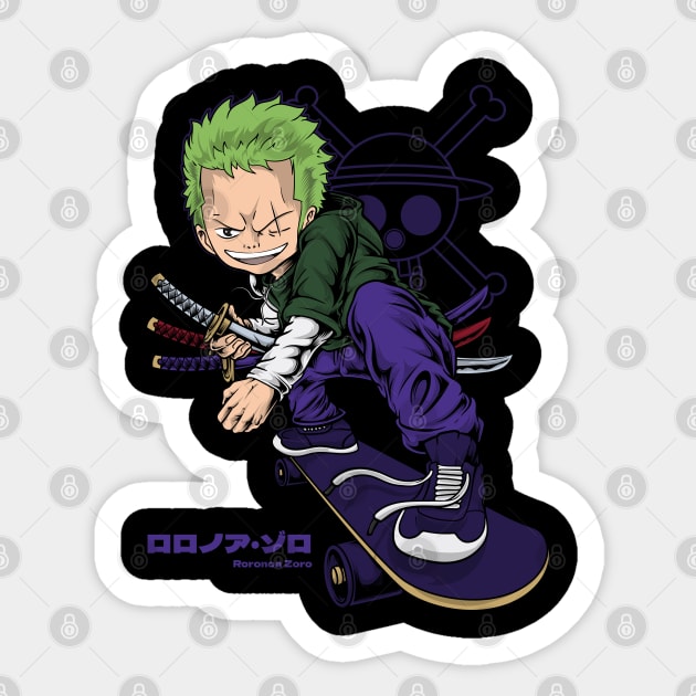 Roronoa Zoro Sticker -  Israel