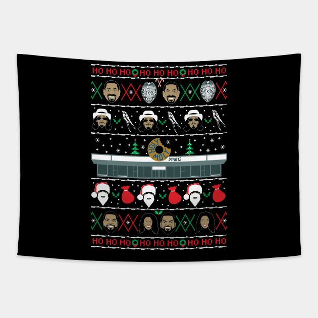 Holy Moly Christmas Sweater Tapestry by BlackActionTeesOnDemand