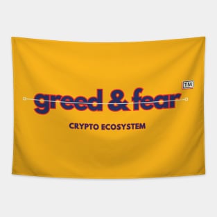 greed & fear Tapestry