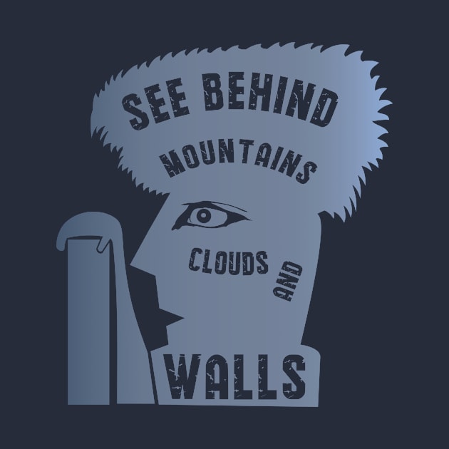 See behind mountains and walls by mypointink